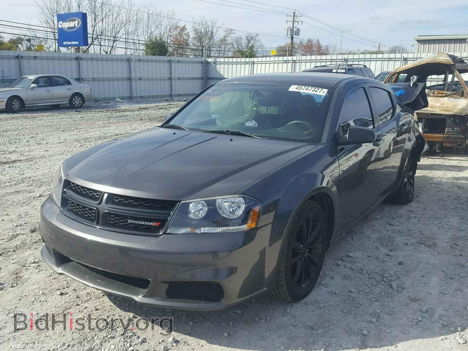 2014 DODGE AVENGER - VIN: 1C3CDZAB0EN234482 - Фото 2