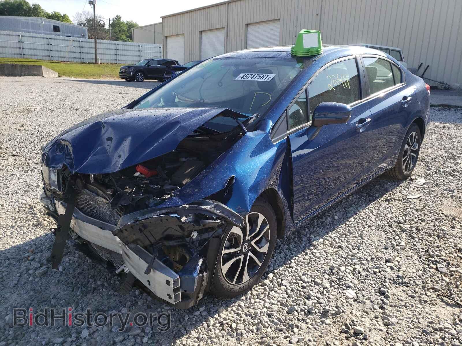 2015 HONDA CIVIC - VIN: 19XFB2F85FE020435 - Фото 2