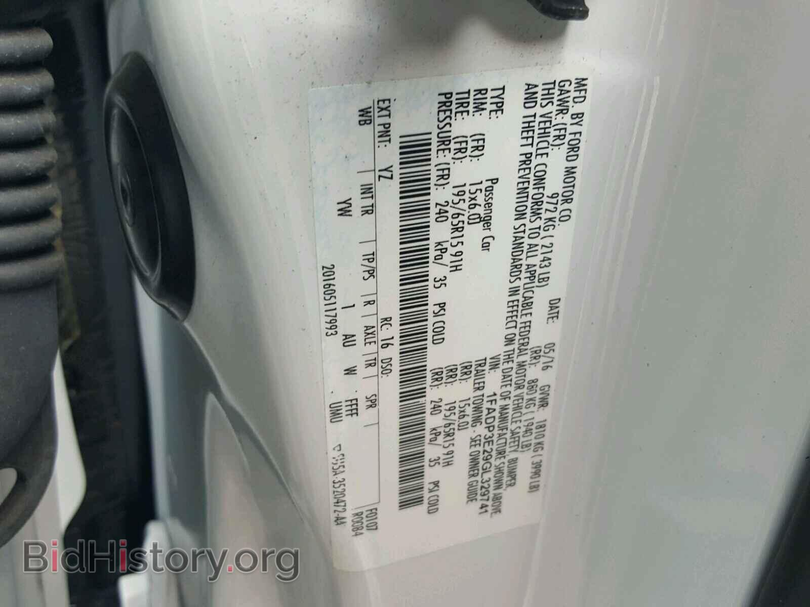 2016 FORD FOCUS - VIN: 1FADP3E29GL329741 - Photo 10