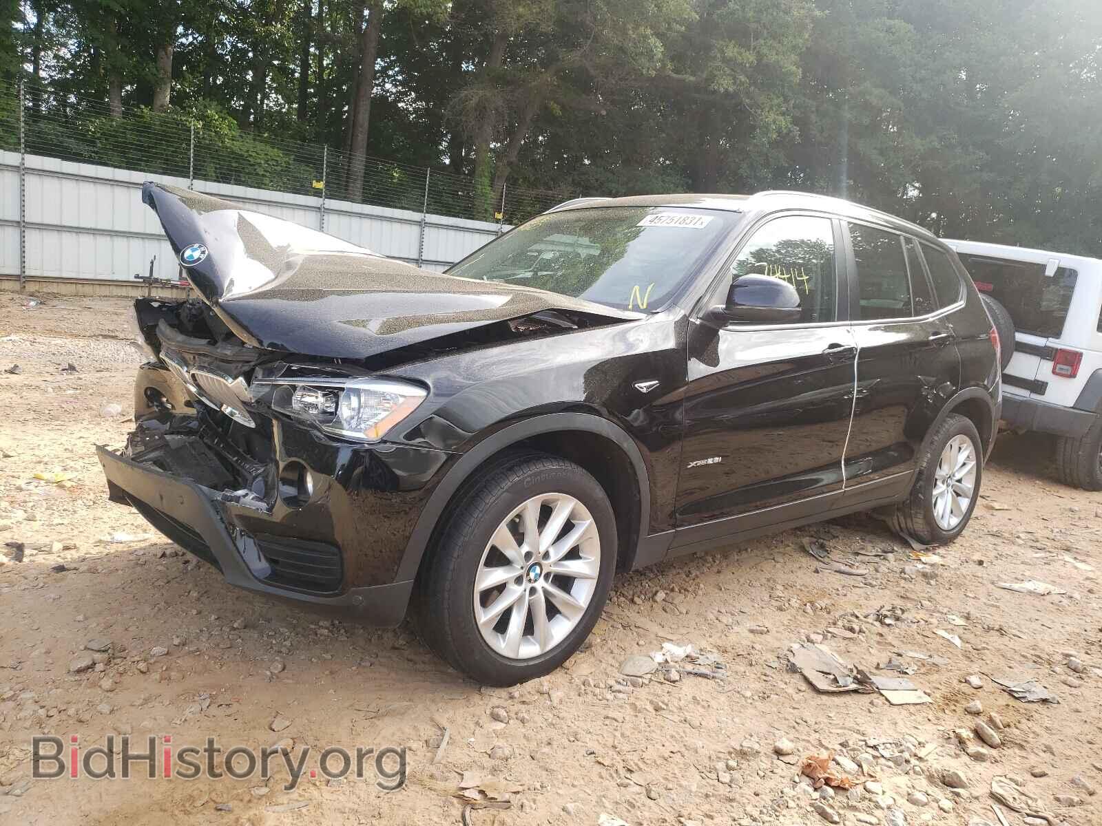 2016 BMW X3 - VIN: 5UXWX9C5XG0D64892 - Фото 2