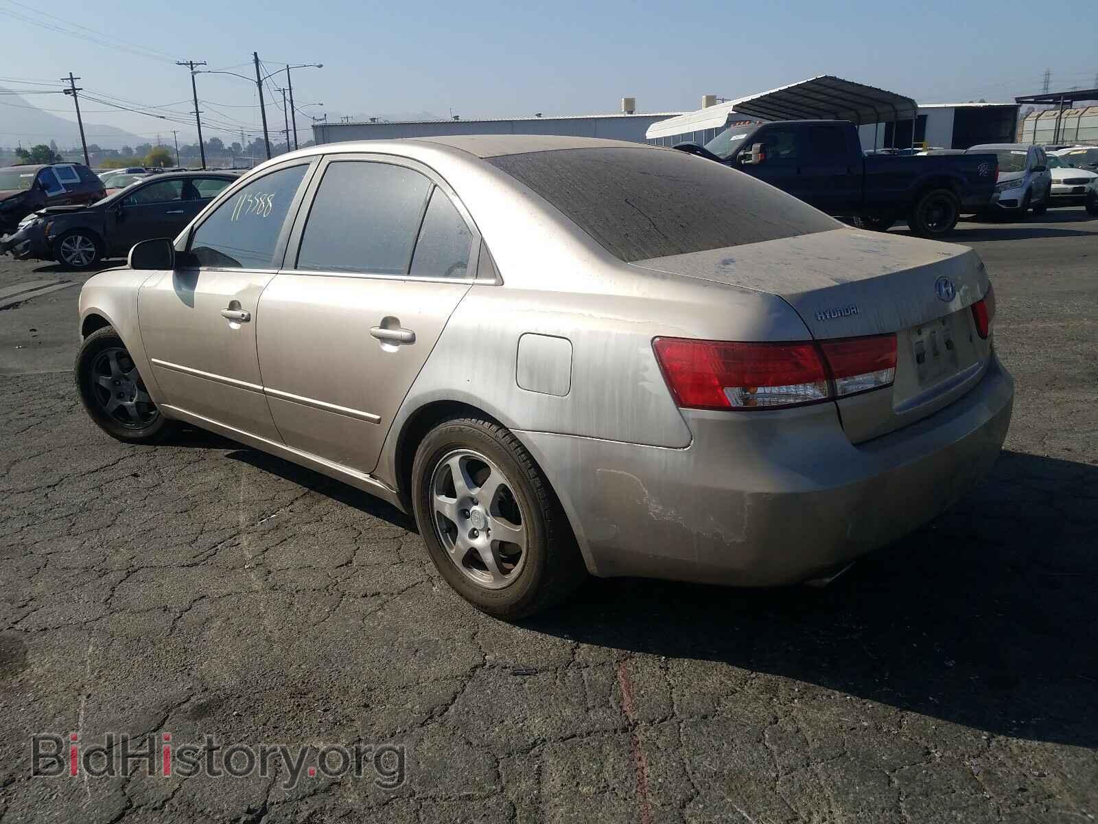 2006 HYUNDAI SONATA - VIN: 5NPEU46F16H022341 - Фото 3