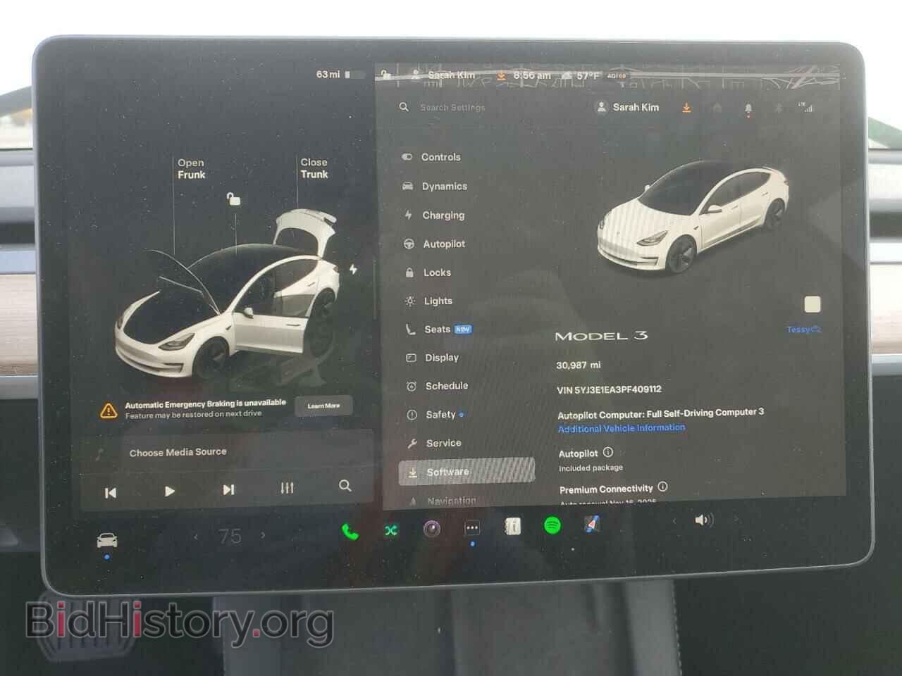 2023 TESLA MODEL 3 - VIN: 5YJ3E1EA3PF409112 - Photo 9