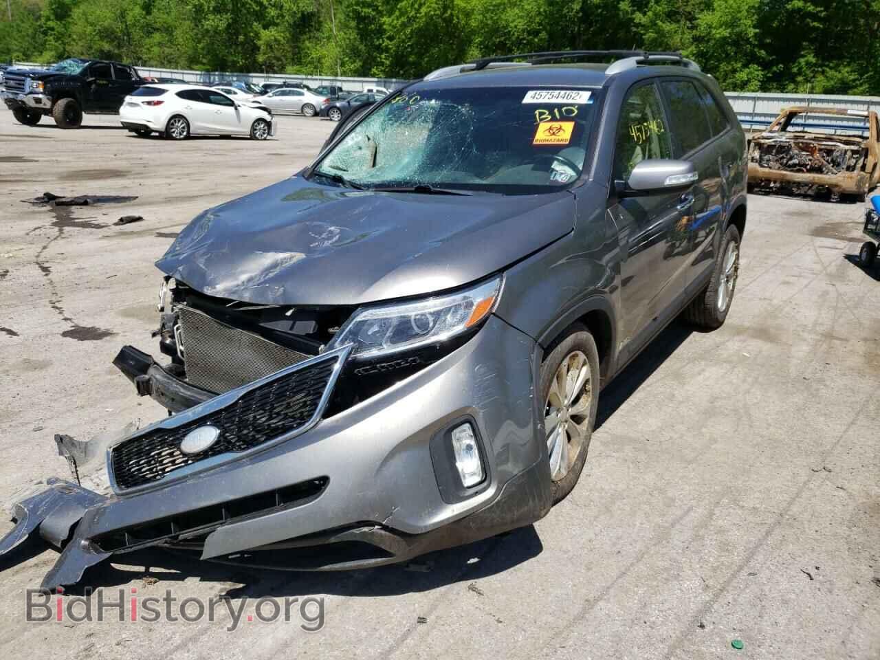 2014 KIA SORENTO - VIN: 5XYKUDA75EG525914 - Фото 2