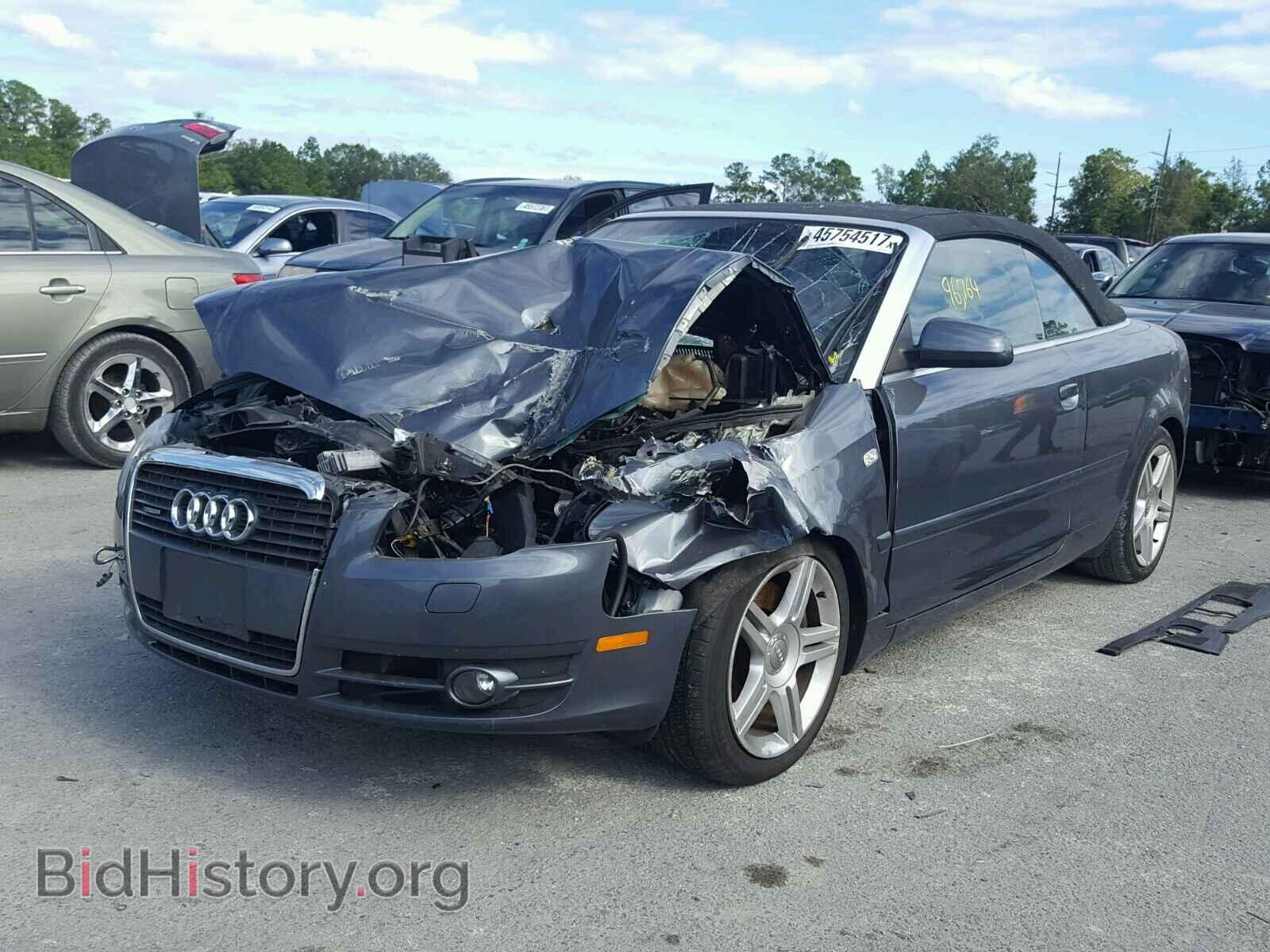 2007 AUDI A4 - VIN: WAUDF48H37K023737 - Фото 2