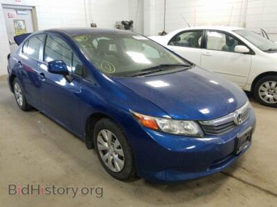 2012 Honda CIVIC Civic LX, синий — VIN 19XFB2F51CE059797, Copart