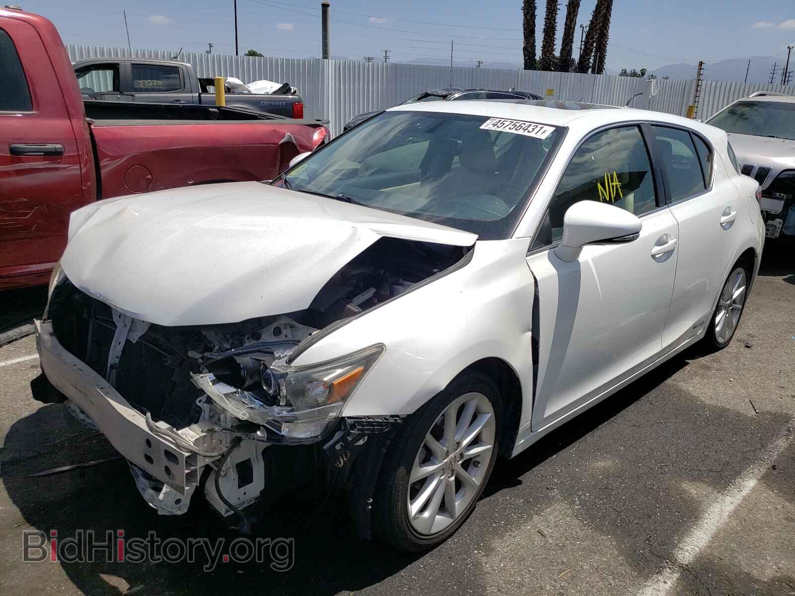 2011 LEXUS CT 200 - VIN: JTHKD5BH9B2042265 - Фото 2