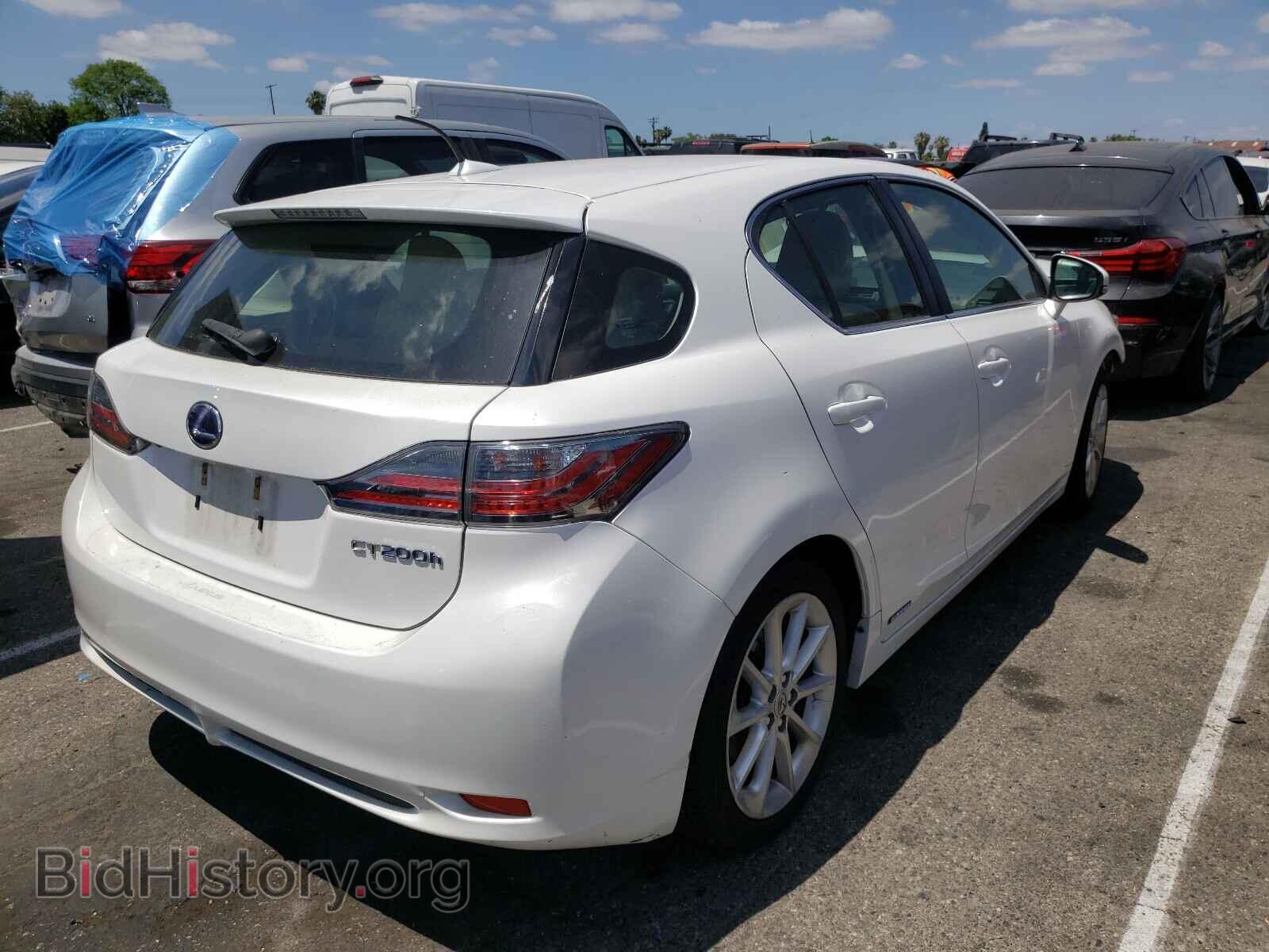 2011 LEXUS CT 200 - VIN: JTHKD5BH9B2042265 - Фото 4