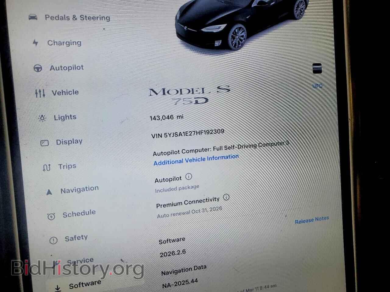 2017 TESLA MODEL S - VIN: 5YJSA1E27HF192309 - Photo 9