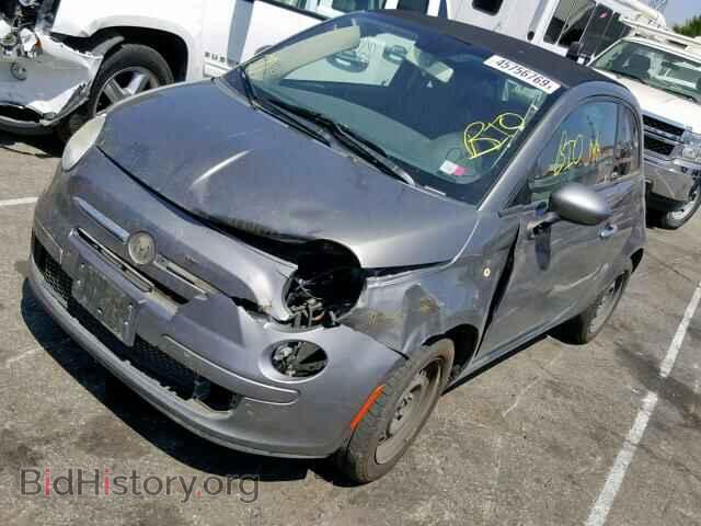 2012 FIAT 500 - VIN: 3C3CFFDR2CT123740 - Фото 2