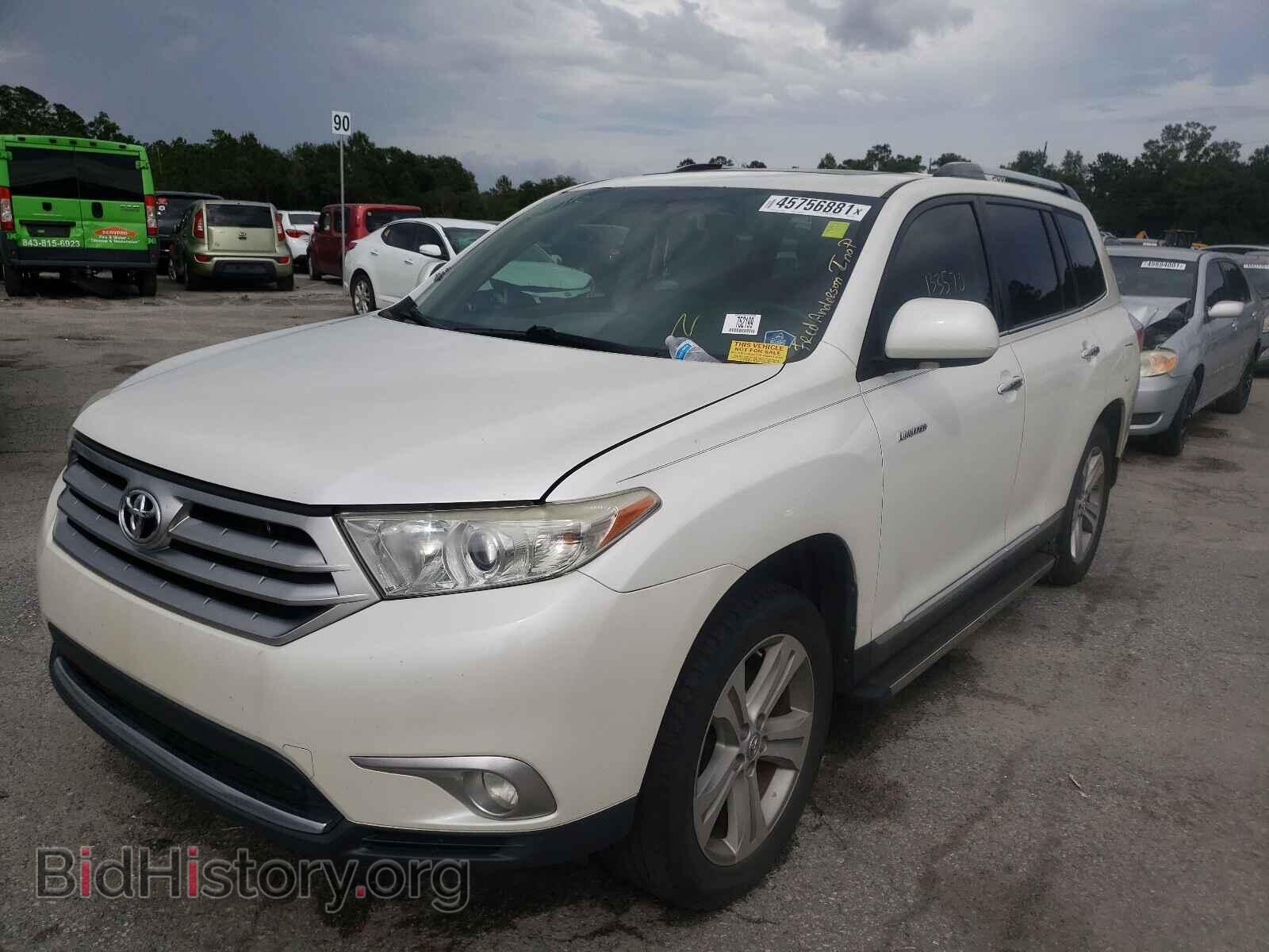 2012 TOYOTA HIGHLANDER - VIN: 5TDYK3EH4CS089442 - Фото 2