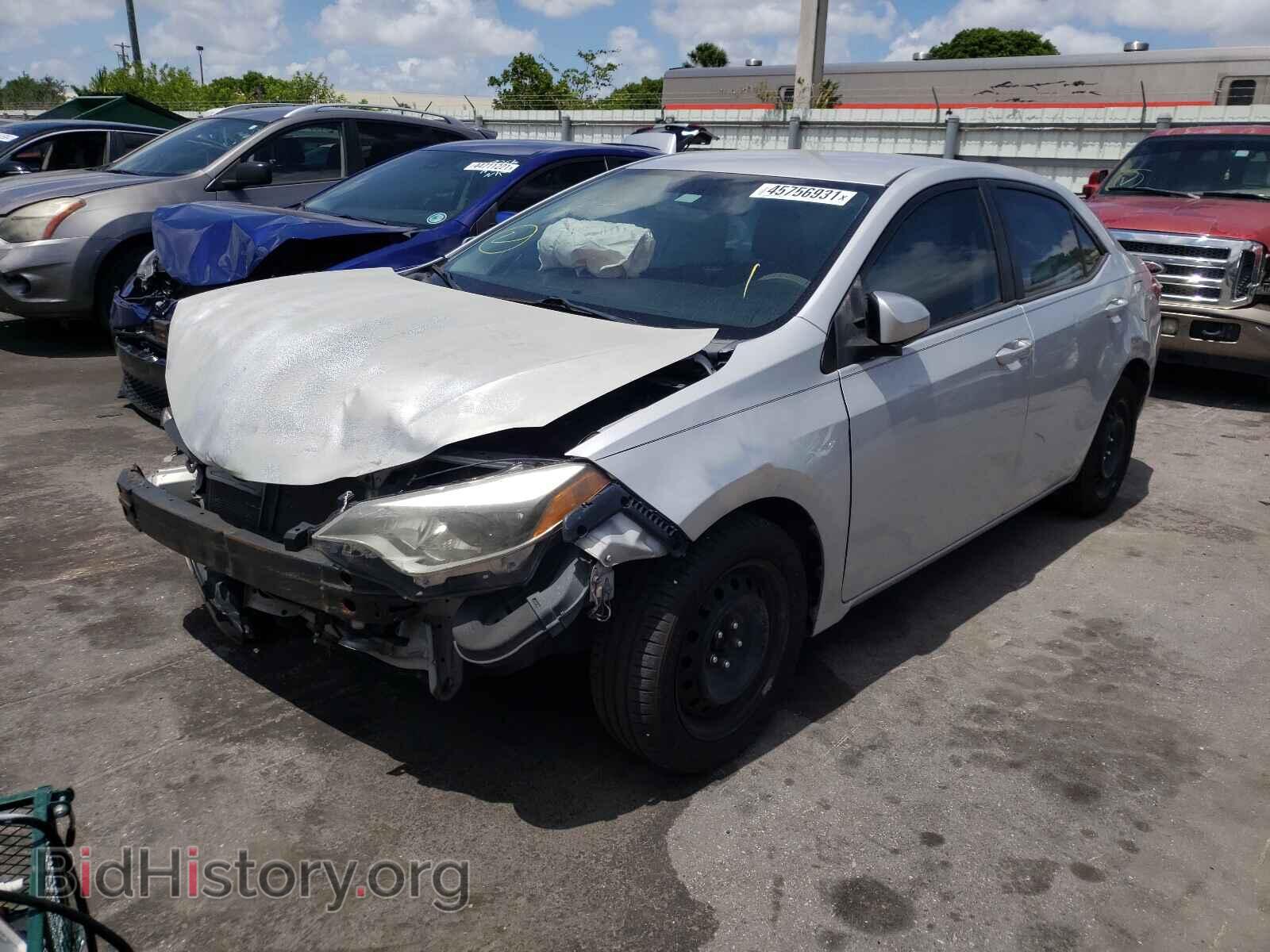 2014 TOYOTA COROLLA - VIN: 2T1BURHE7EC018364 - Фото 2