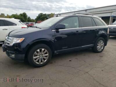 2008 Ford EDGE Limited, blue — VIN 2FMDK49C78BB10128, Copart