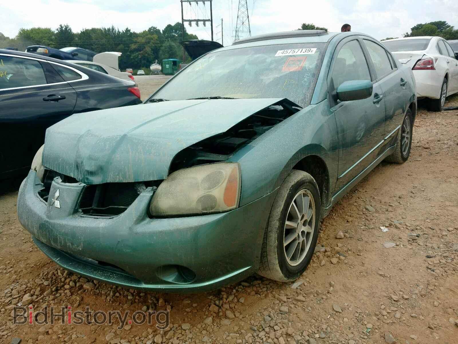 2004 MITSUBISHI GALANT - VIN: 4A3AB46F54E072142 - Фото 2