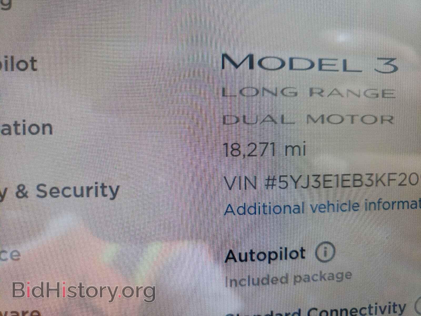 2019 TESLA MODEL 3 - VIN: 5YJ3E1EB3KF209168 - Фото 8