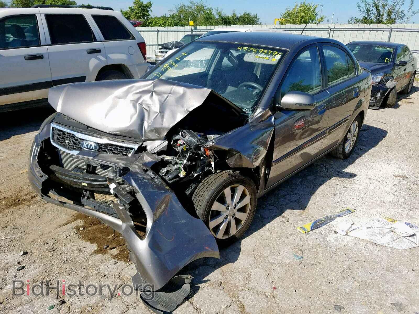 2011 KIA RIO BASE - VIN: KNADH4A38B6929263 - Фото 2