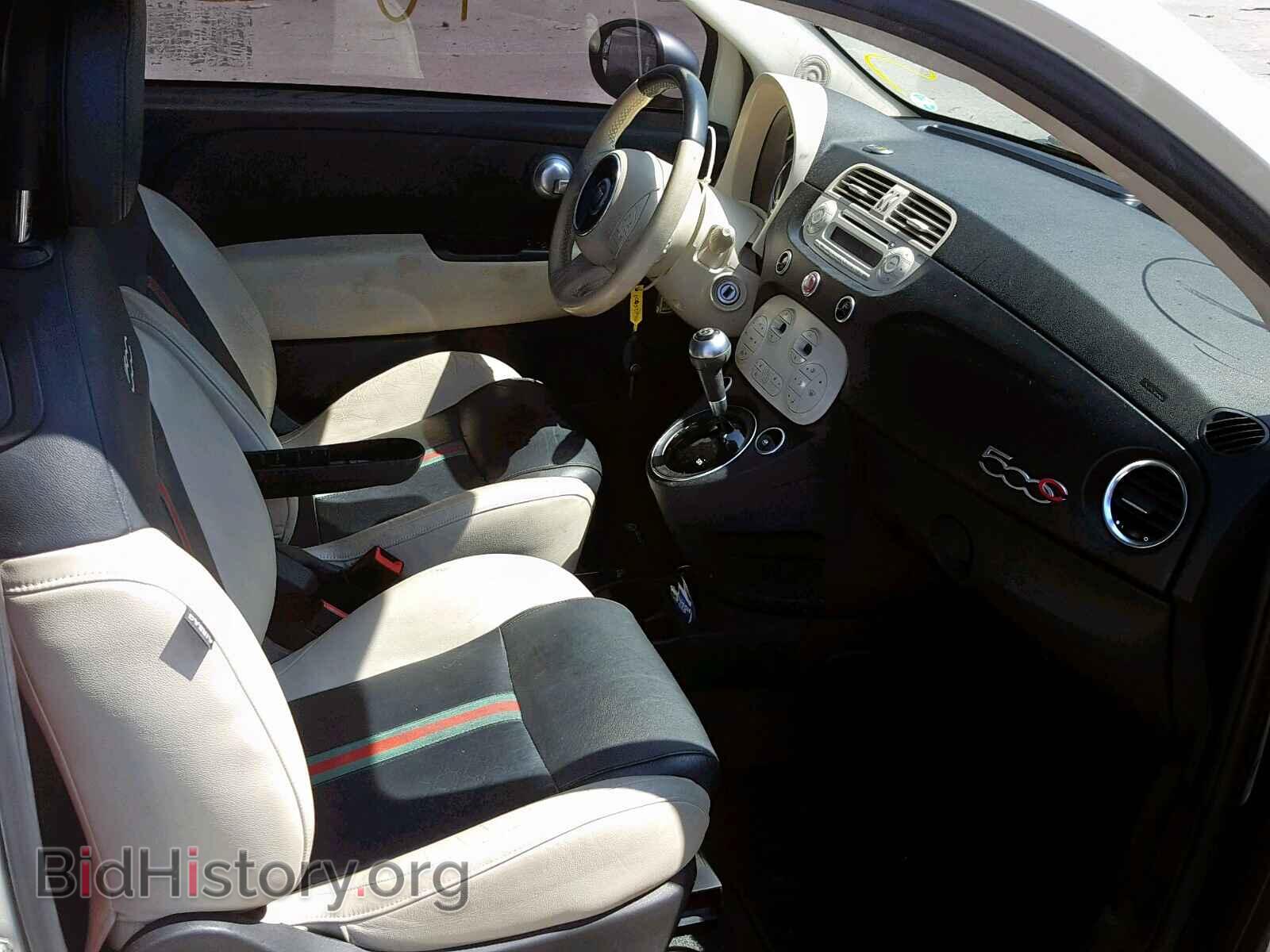 2012 FIAT 500 - VIN: 3C3CFFER6CT225007 - Фото 5