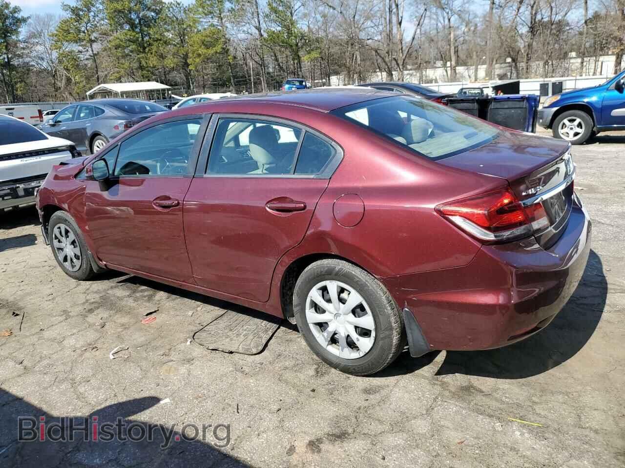 2013 HONDA CIVIC - VIN: 2HGFB2F55DH527165 - Фото 2