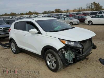 2011 Kia SPORTAGE Sportage L, white — VIN KNDPB3A23B7041694, Copart