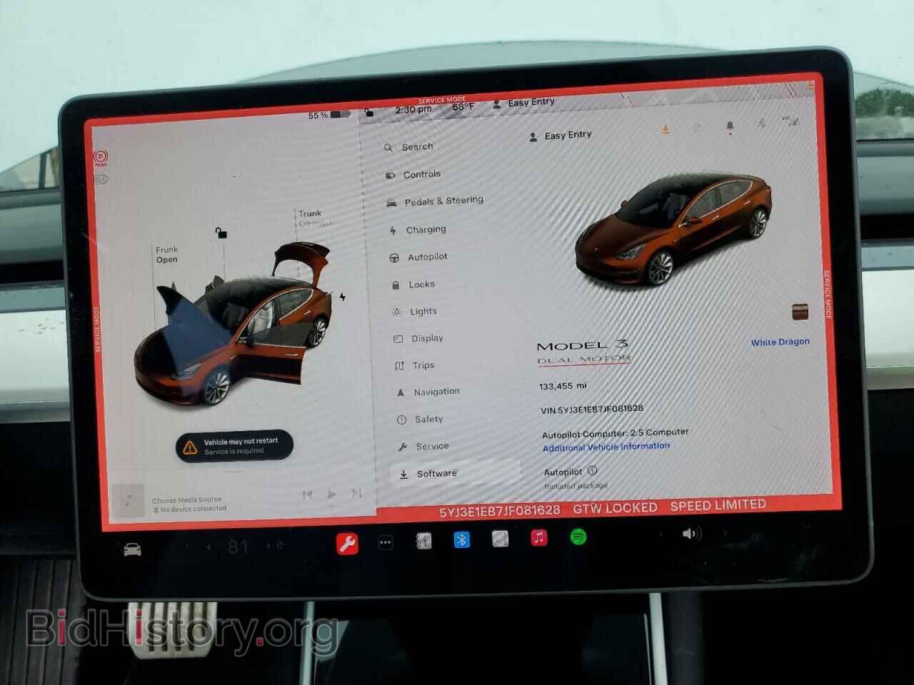 2018 TESLA MODEL 3 - VIN: 5YJ3E1EB7JF081628 - Photo 9