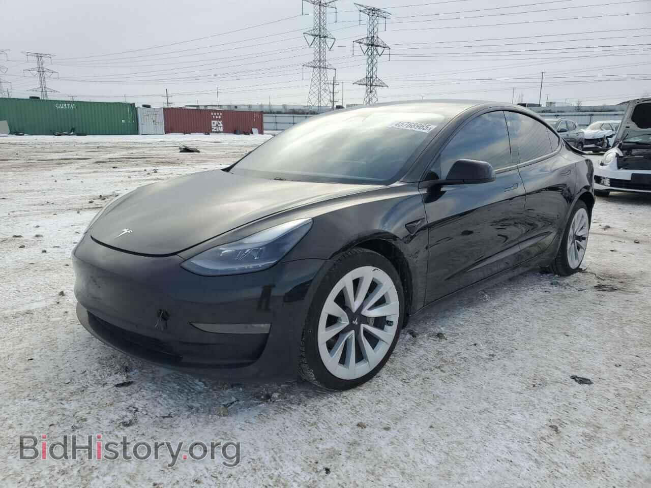 Photo 5YJ3E1EB4MF064662 - TESLA MODEL 3 2021