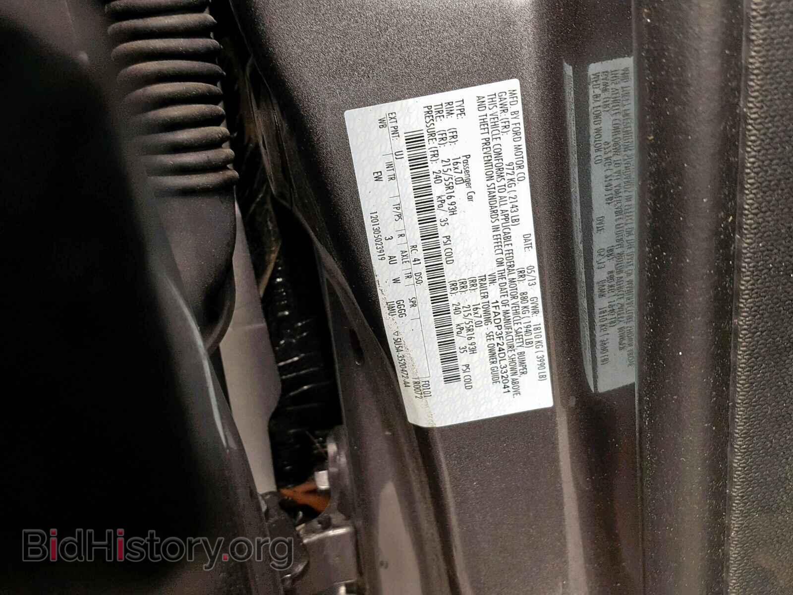 2013 FORD FOCUS SE - VIN: 1FADP3F24DL332041 - Фото 10