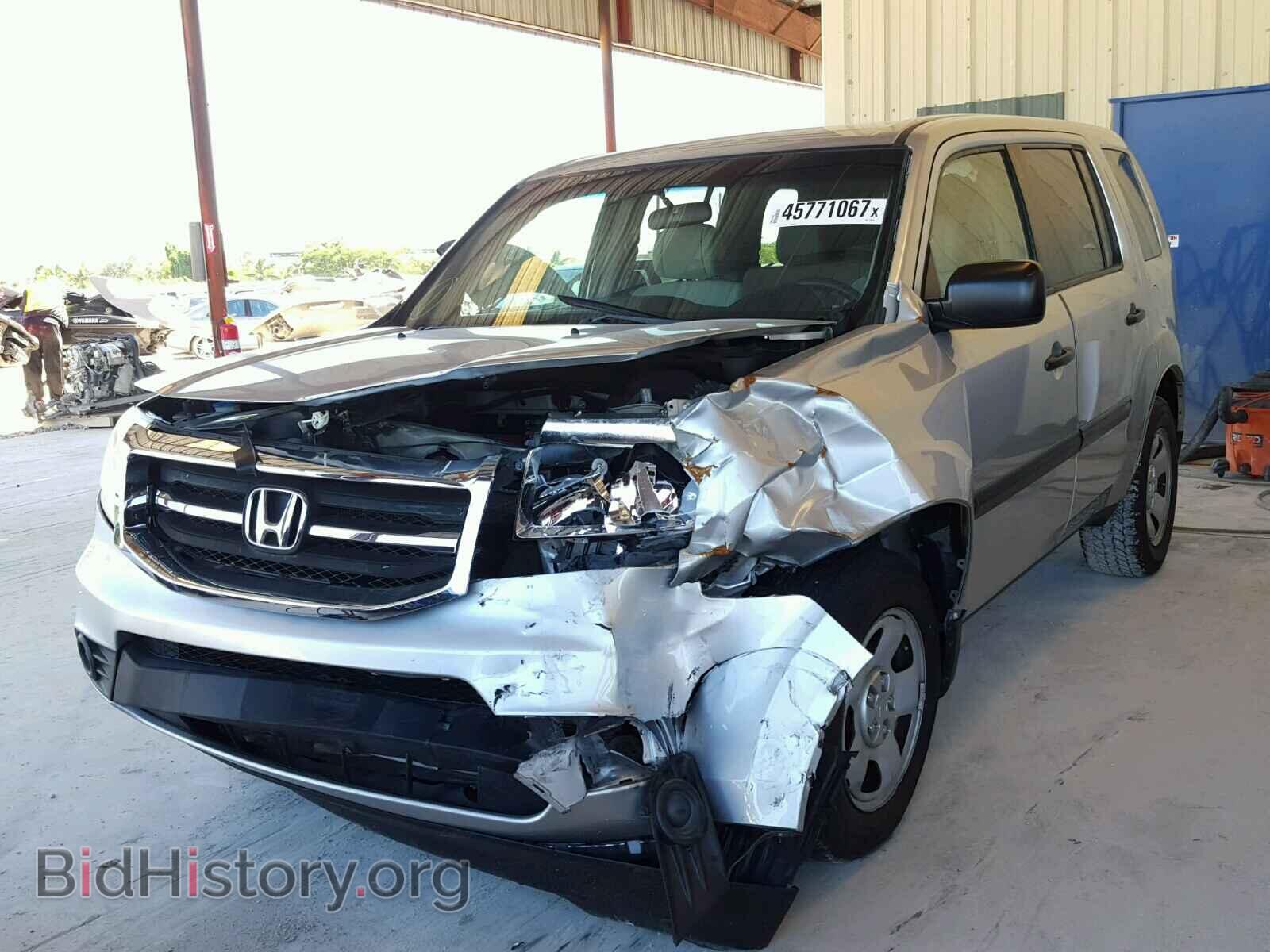 2012 HONDA PILOT - VIN: 5FNYF3H26CB035415 - Фото 2