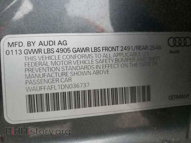 2013 AUDI A4 - VIN: WAUFFAFL1DN036737 - Photo 10