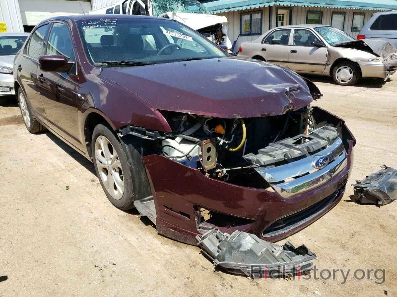 Photo 3FAHP0HA4CR345568 - FORD FUSION 2012