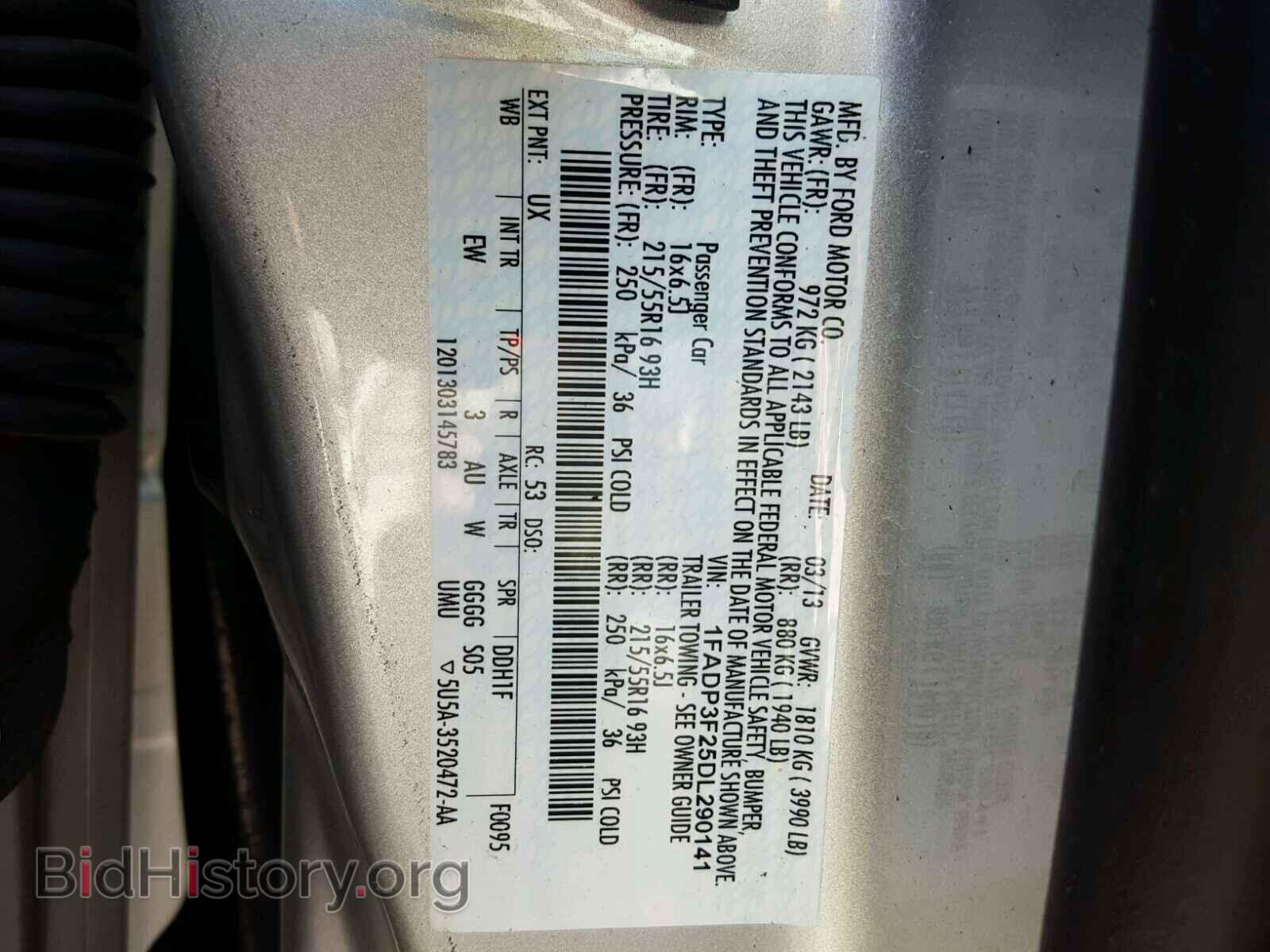 2013 FORD FOCUS - VIN: 1FADP3F25DL290141 - Photo 10