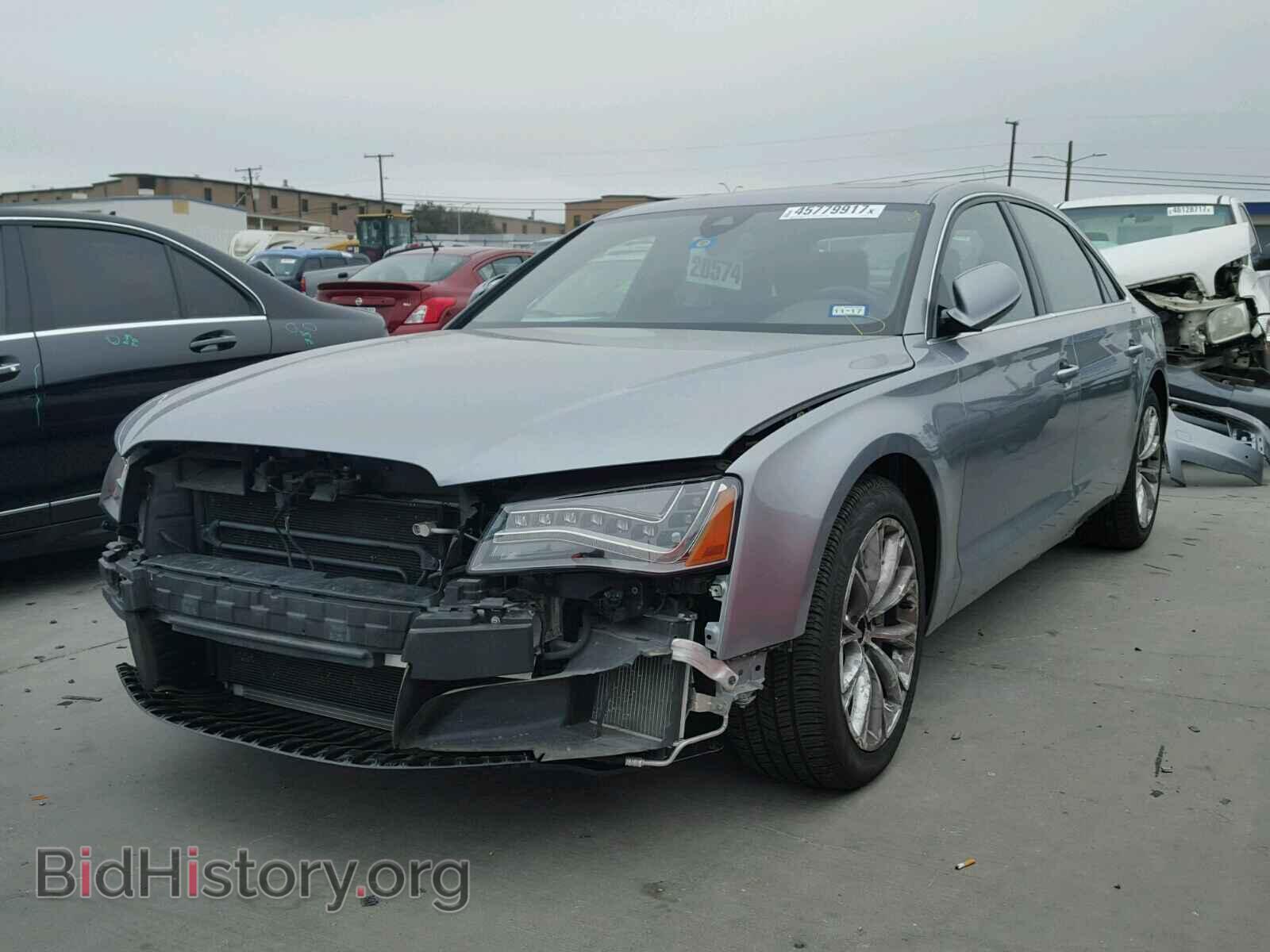 2013 AUDI A8 - VIN: WAURGAFD5DN005963 - Фото 2