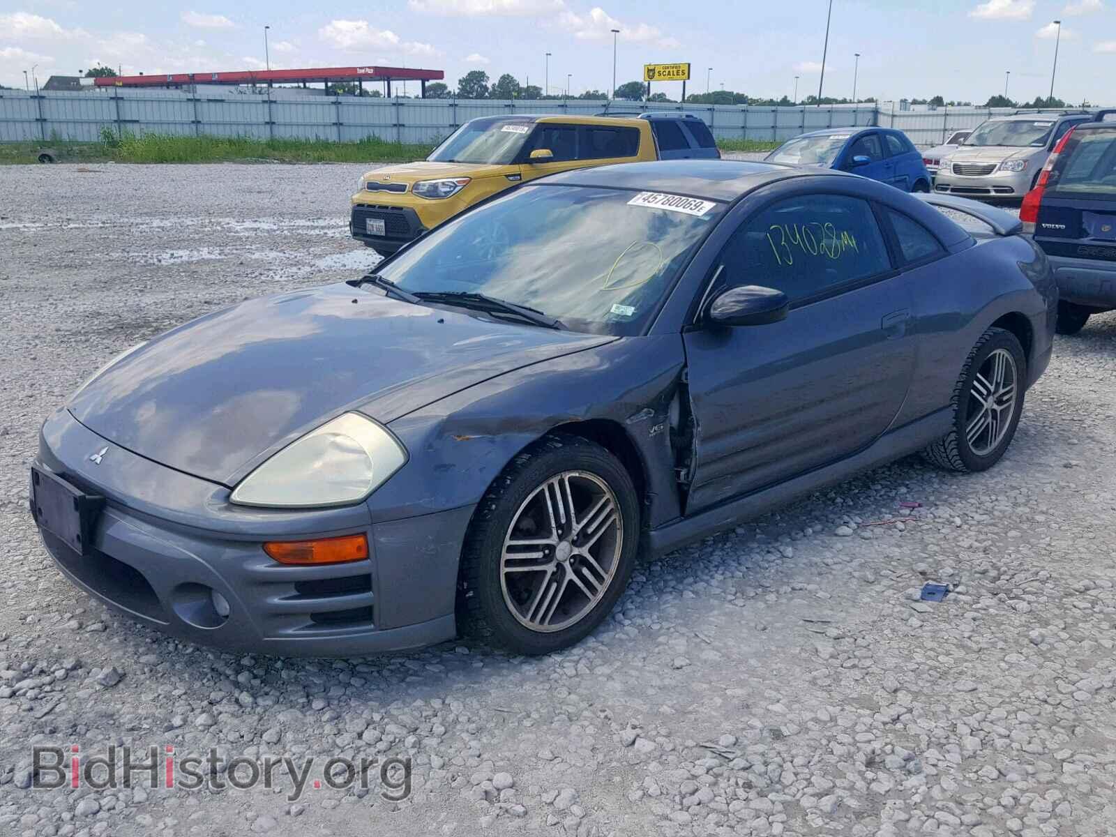 2003 MITSUBISHI ECLIPSE - VIN: 4A3AC74H93E180362 - Фото 2