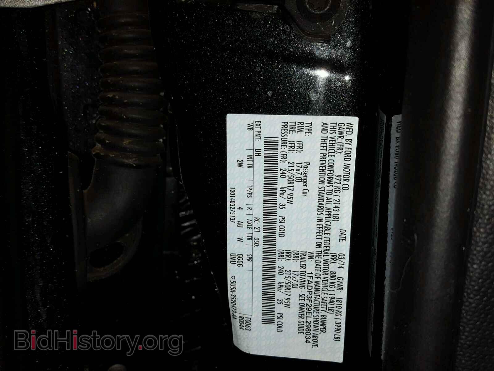 2014 FORD FOCUS - VIN: 1FADP3F29EL298034 - Photo 10