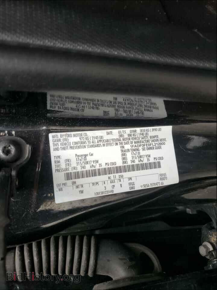 2015 FORD FOCUS - VIN: 1FADP3FE0FL212900 - Фото 10