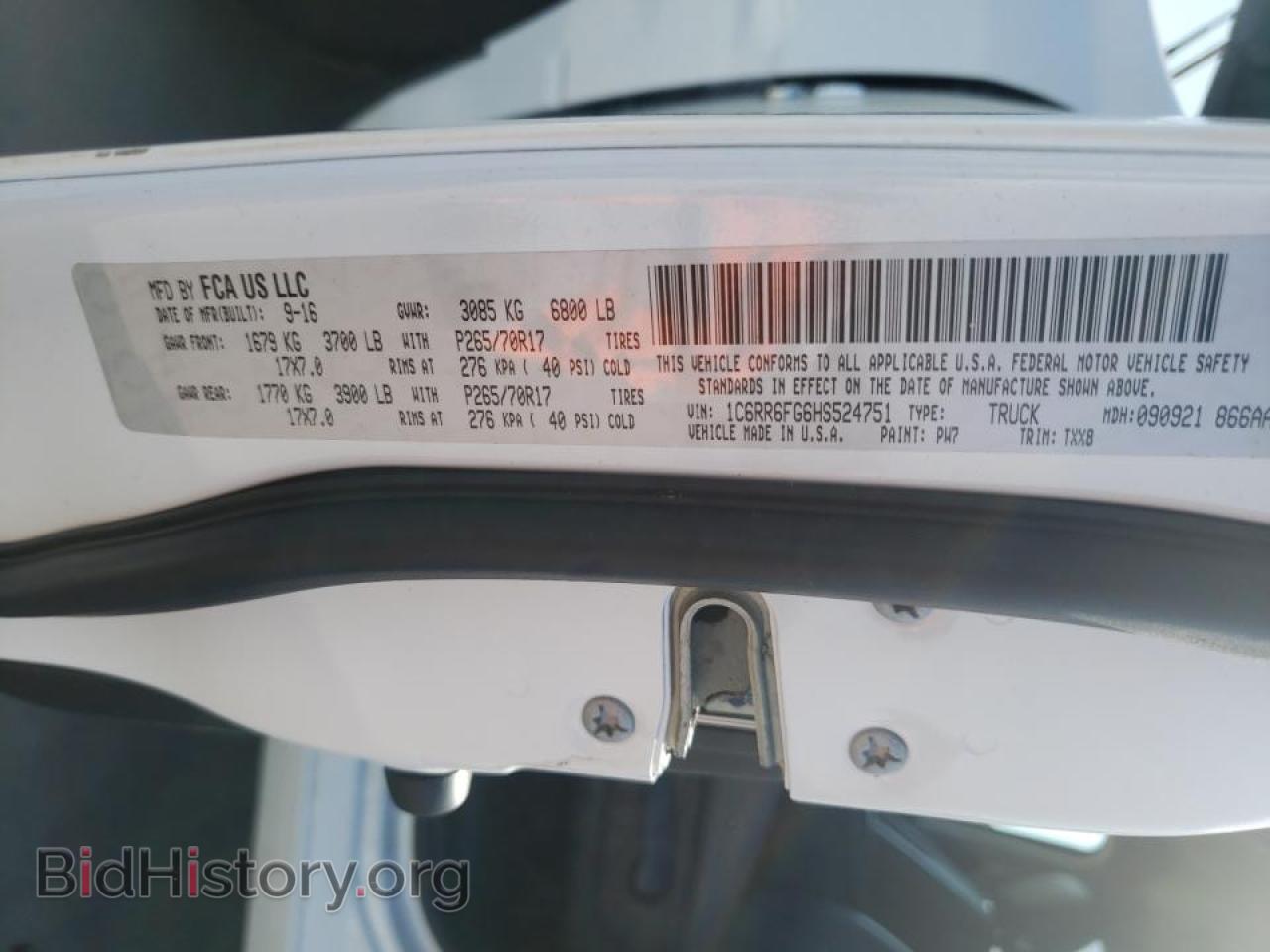 2017 RAM 1500 - VIN: 1C6RR6FG6HS524751 - Фото 10