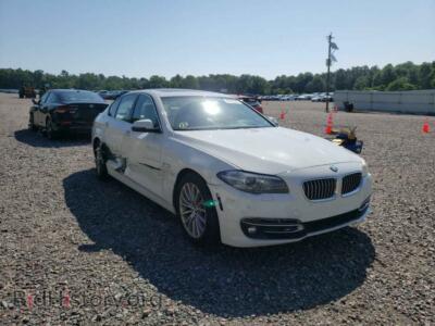 2015 BMW 5 SERIES 528 I, white — VIN WBA5A5C5XFD516341, Copart