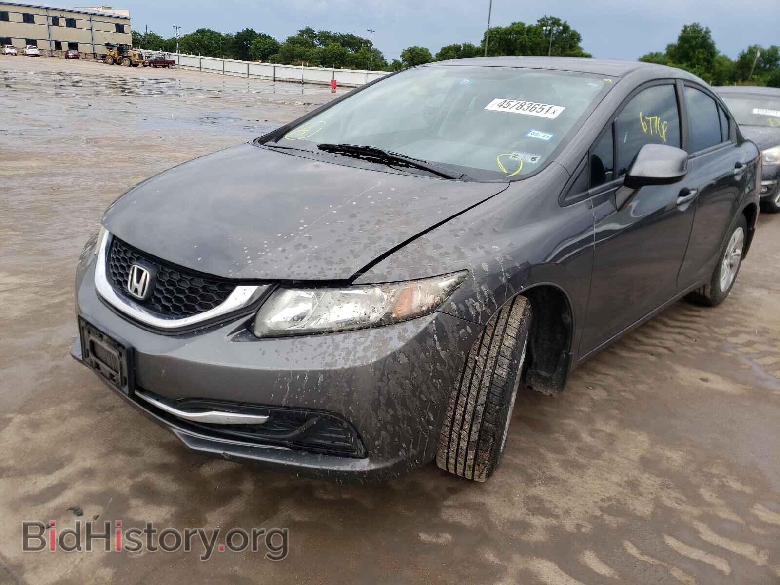 2013 HONDA CIVIC - VIN: 2HGFB2F53DH585355 - Фото 2