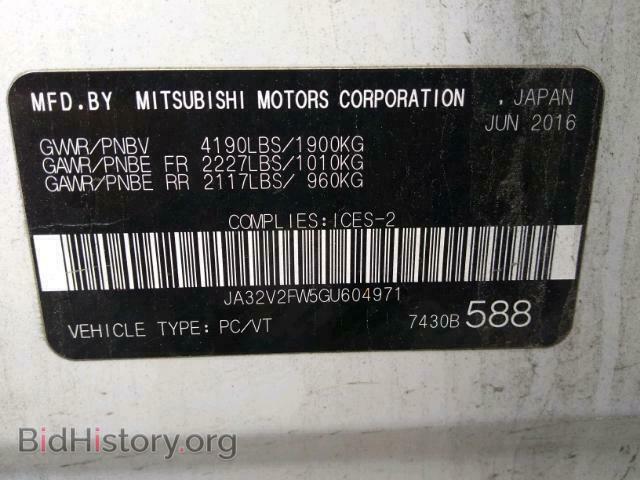2016 MITSUBISHI LANCER - VIN: JA32V2FW5GU604971 - Фото 9