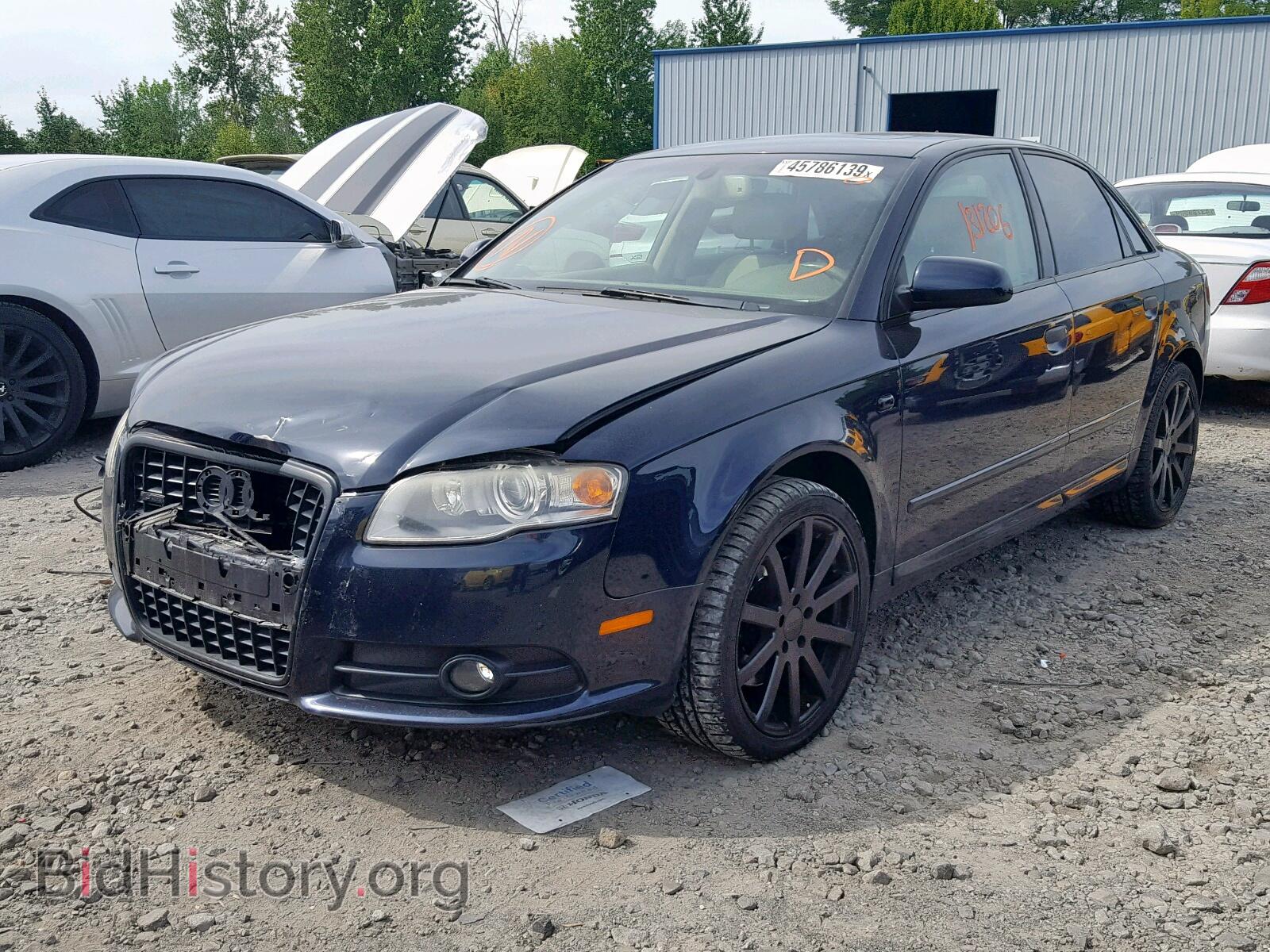 2008 AUDI A4 - VIN: WAUDF78E18A038574 - Фото 2