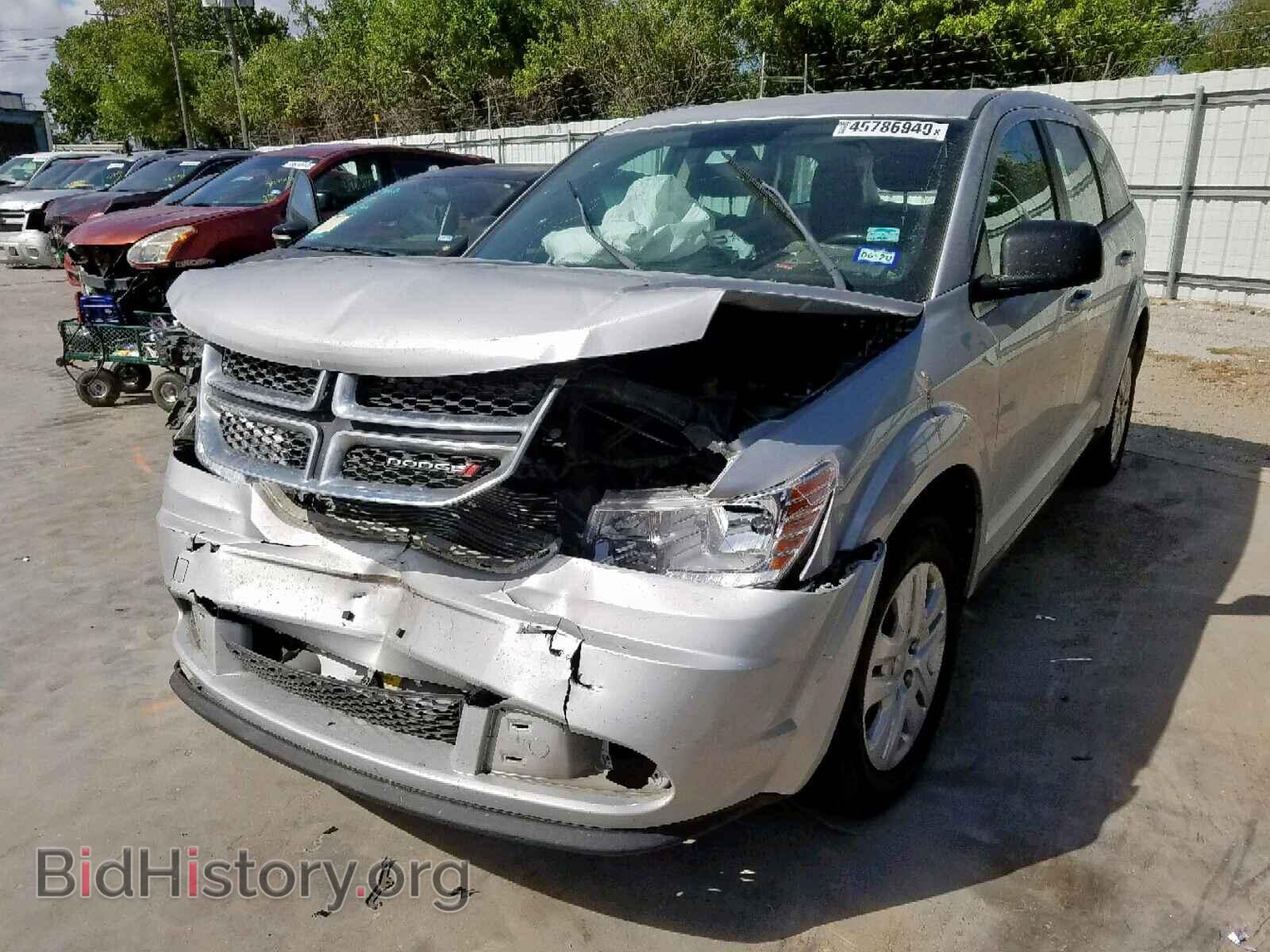 2014 DODGE JOURNEY - VIN: 3C4PDCAB4ET258603 - Фото 2