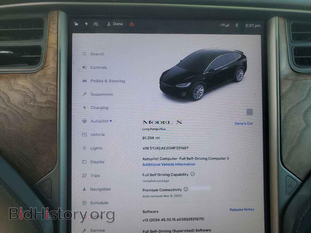 2021 TESLA MODEL X - VIN: 5YJXCAE20MF321467 - Photo 9