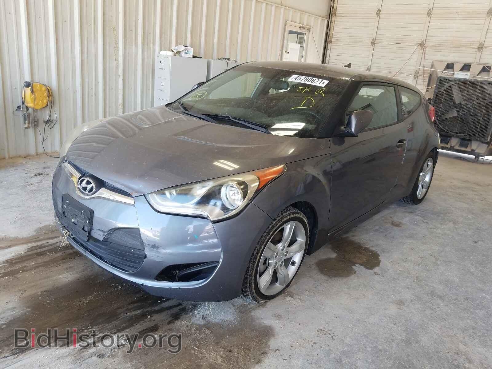 2014 HYUNDAI VELOSTER - VIN: KMHTC6AD0EU210635 - Фото 2