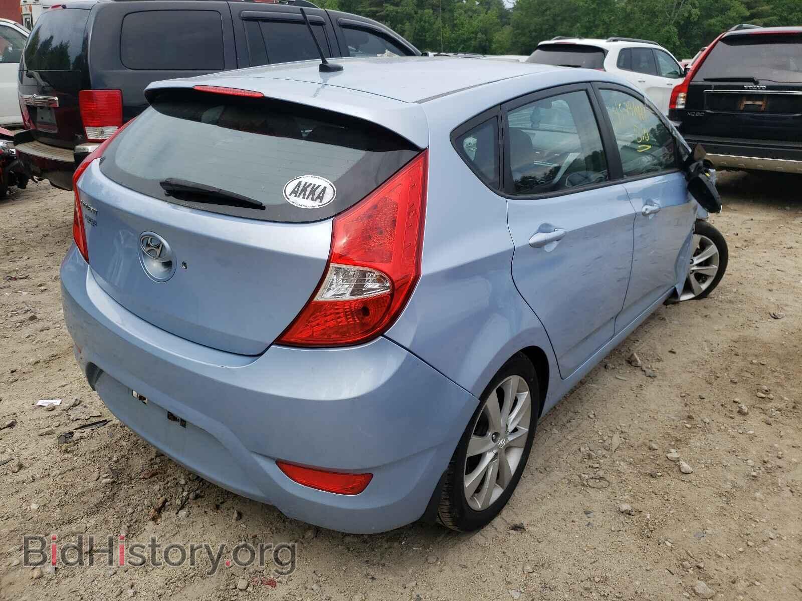 2014 HYUNDAI ACCENT - VIN: KMHCU5AEXEU160679 - Фото 4