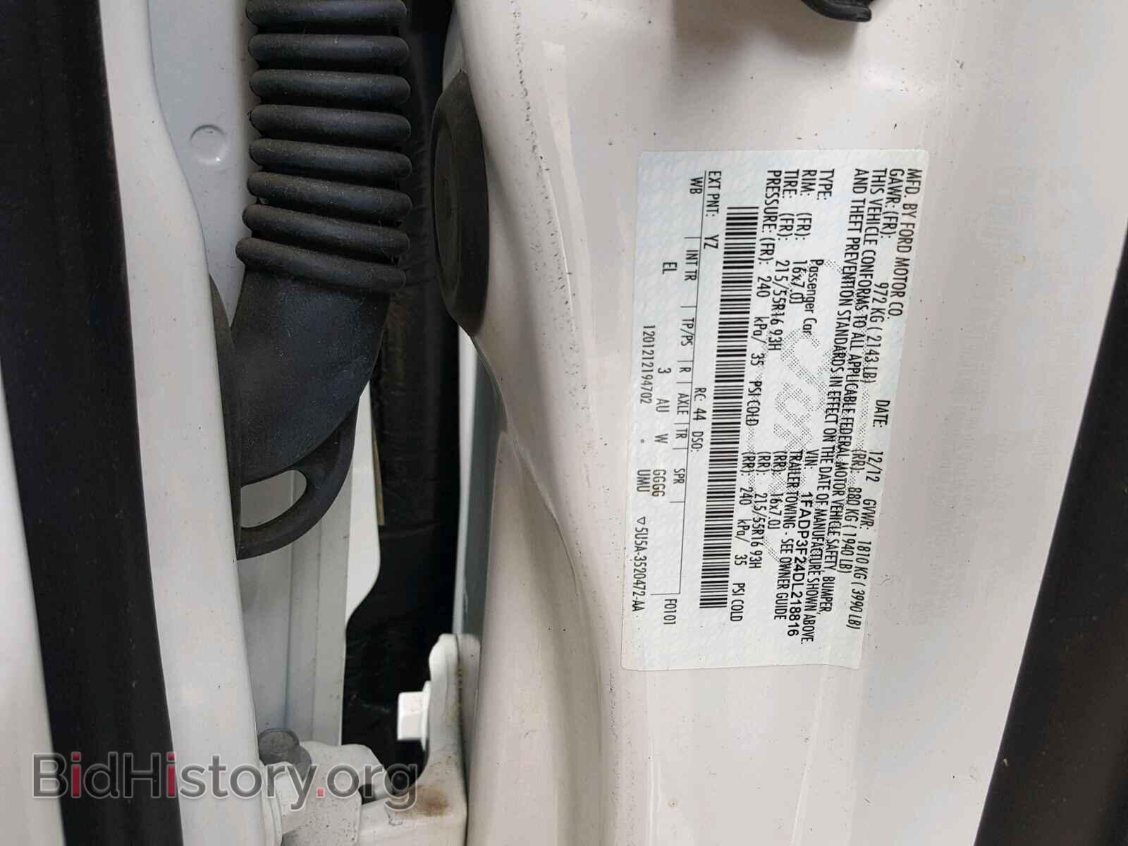 2013 FORD FOCUS - VIN: 1FADP3F24DL218816 - Photo 10