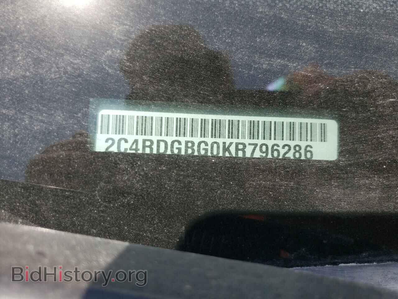 2019 DODGE CARAVAN - VIN: 2C4RDGBG0KR796286 - Фото 10