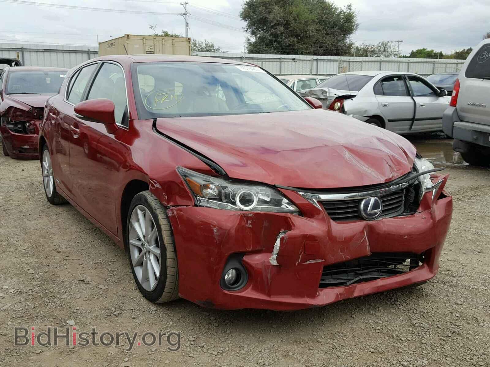 Photo JTHKD5BH1C2122290 - LEXUS CT 200 2012