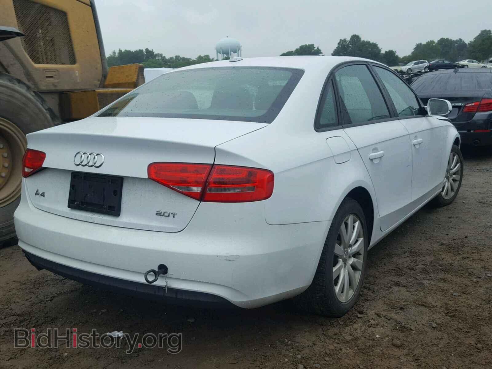 2013 AUDI A4 - VIN: WAUAFAFL2DN030956 - Фото 4