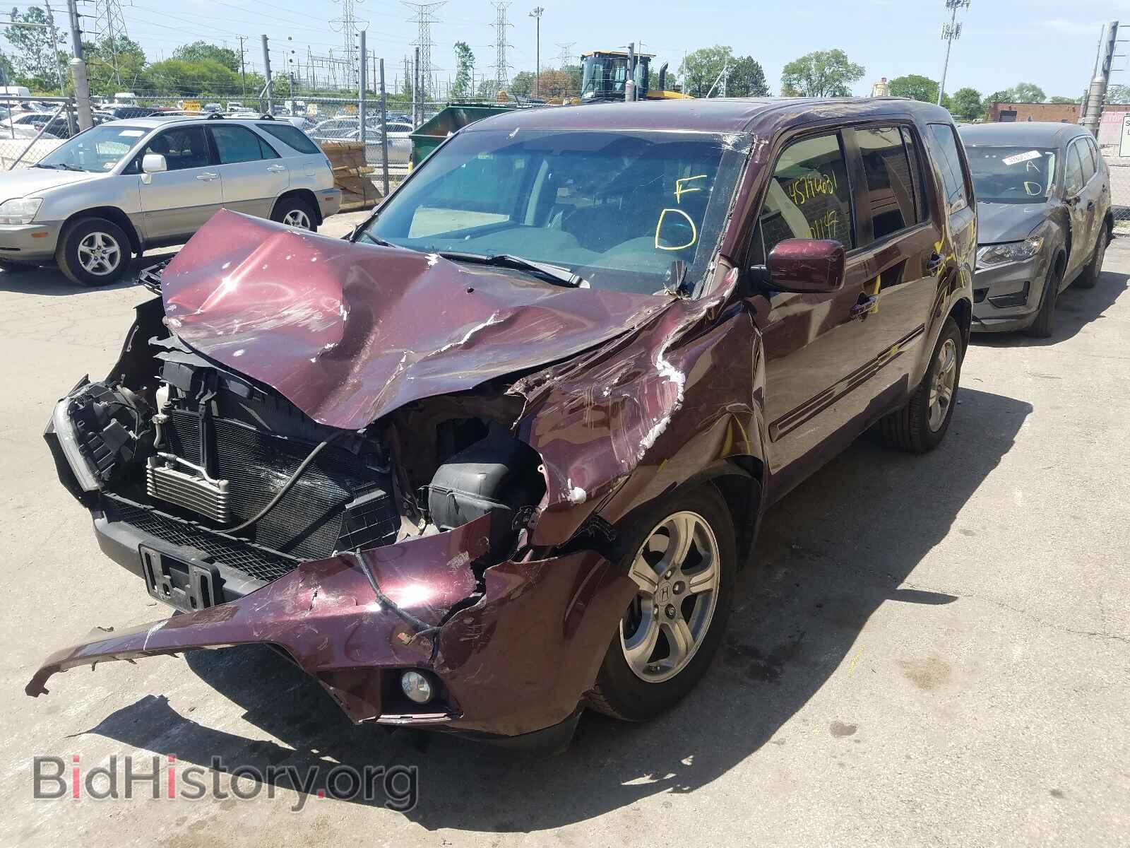 2013 HONDA PILOT - VIN: 5FNYF4H71DB066431 - Фото 2