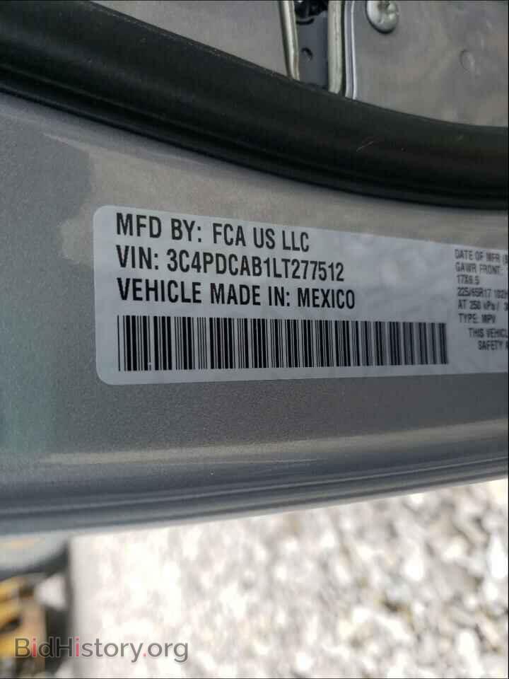 2020 DODGE JOURNEY - VIN: 3C4PDCAB1LT277512 - Фото 10