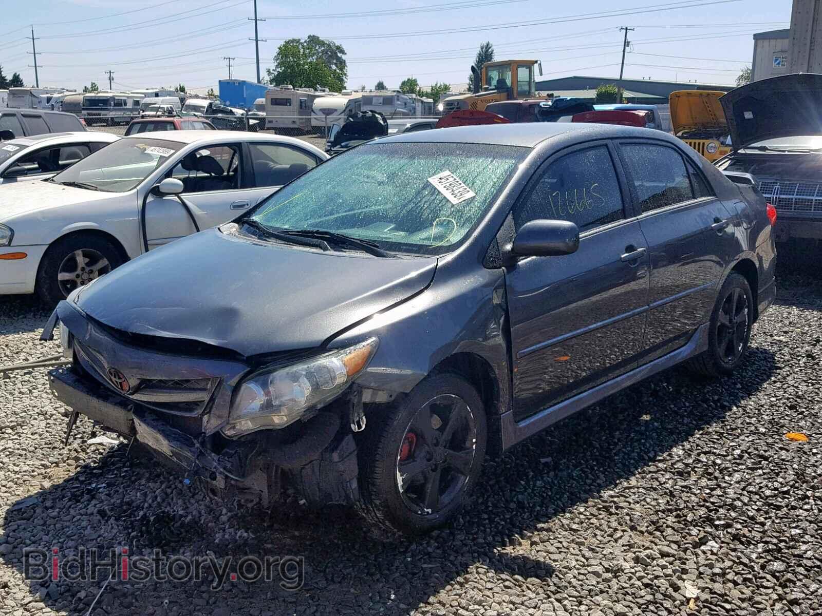 2012 TOYOTA COROLLA BA - VIN: 2T1BU4EE9CC886063 - Фото 2