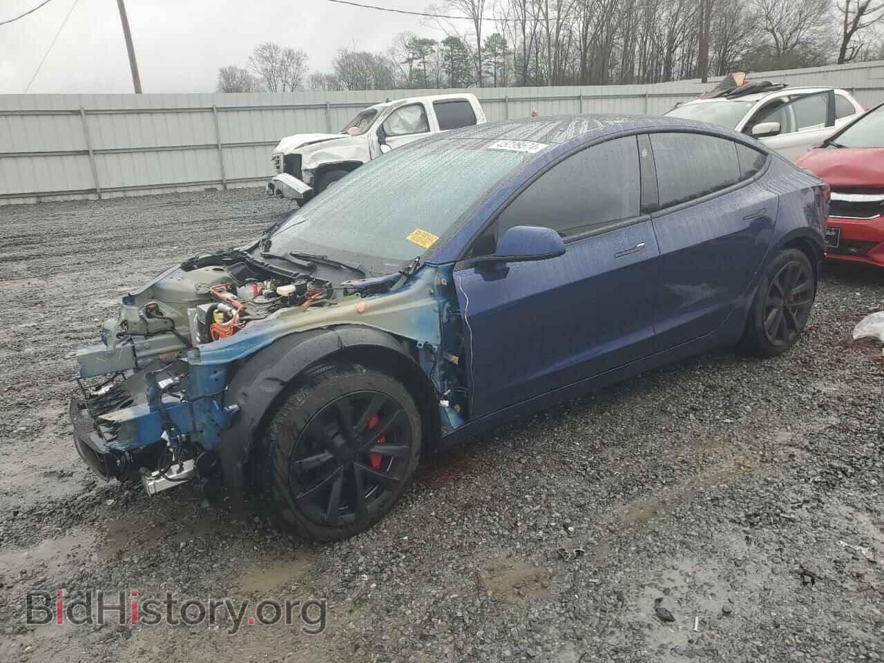 Photo 5YJ3E1EB2NF323294 - TESLA MODEL 3 2022